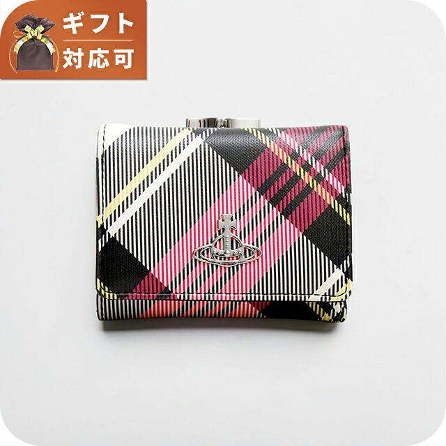 ヴィヴィアンウエストウッド VIVIENNE WESTWOOD SMALL FRAME WALLET 三つ折り財布 三折財布 51020018-s0012-new-exhibition-tartan レディース O101 NEW EXHIBITION TARTAN ニューエキシビションタータン ブランド コンパクト ウォレット 高級 おしゃれ プレゼント 実用的