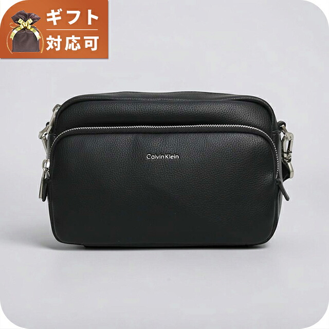 カルバンクライン CALVIN KLEIN RAISED CAMERA BAG ショルダーバッグ lv04d3159g-ub1 メンズ BLACK ブランド 斜めがけ ブランド 高級 おしゃれ プレゼント 男性 実用的 かっこいい