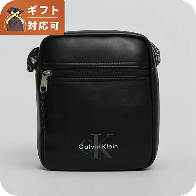 カルバンクライン CALVIN KLEIN BOLD LOGO WEBBING REPORTER ショルダーバッグ lv04d3418g-ub1 メンズ BLACK ブランド 斜めがけ ブランド 高級 おしゃれ プレゼント 男性 実用的 かっこいい