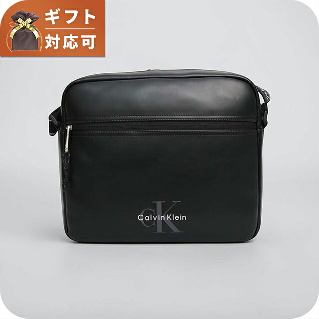 カルバンクライン CALVIN KLEIN BOLD LOGO WEBBING LAPTOP FLIGHT ショルダーバッグ lv04d3442g-ub1 メンズ BLACK ブランド 斜めがけ ブランド 高級 おしゃれ プレゼント 男性 実用的 かっこいい