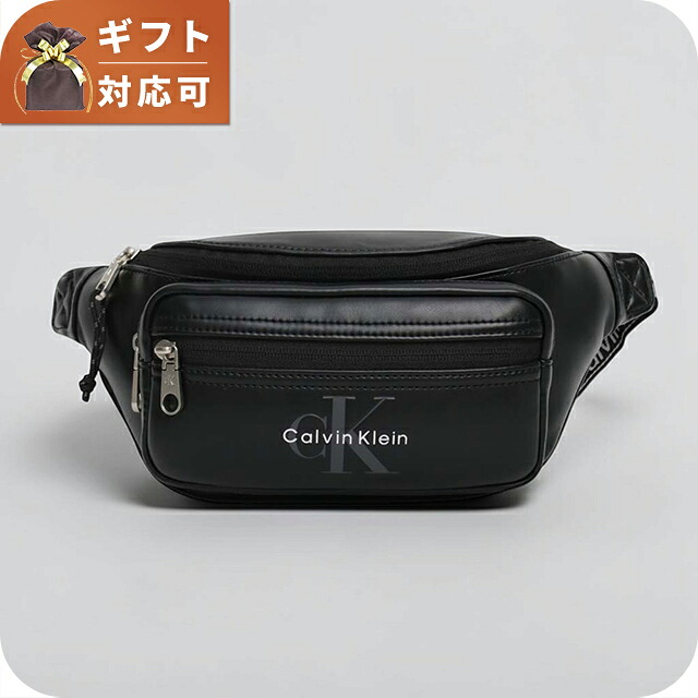カルバンクライン CALVIN KLEIN BOLD LOGO WEBBING ボディバッグ lv04d3419g-ub1 メンズ BLACK ブランド 斜めがけ 軽量 小さめ ブランド 高級 おしゃれ プレゼント 男性 実用的 かっこいい