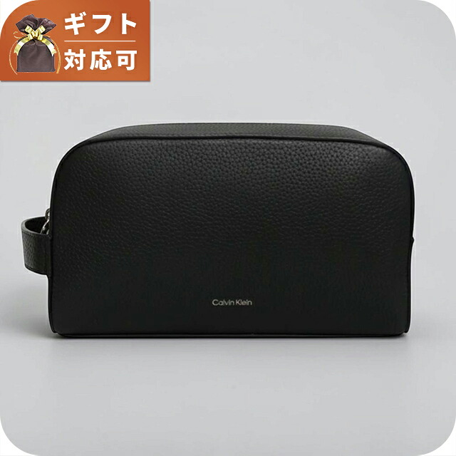 カルバンクライン CALVIN KLEIN FOIL EMBOSS DOPP KIT クラッチバッグ lv04d1031g-ub1 メンズ BLACK ブランド ビジネス 軽量 小さめ ミニバッグ ブランド 高級 おしゃれ プレゼント 男性 実用的 かっこいい