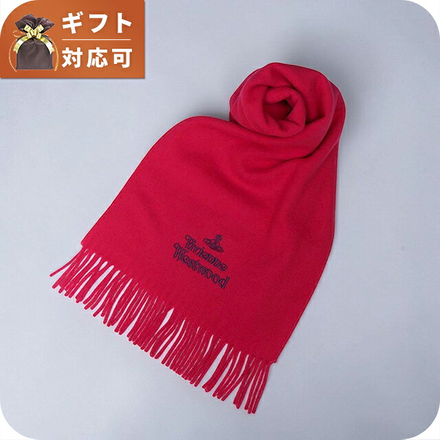 ヴィヴィアンウエストウッド VIVIENNE WESTWOOD マフラー 26-W00Q7-H401-RED レディース メンズ レッド マフラー ブランド