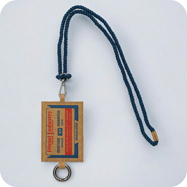 ディーゼル カードケース メンズ レディース DIESEL X09352P5188 T2172 ブラウン 定期入れ ブランド 高級 おしゃれ プレゼント 実用的