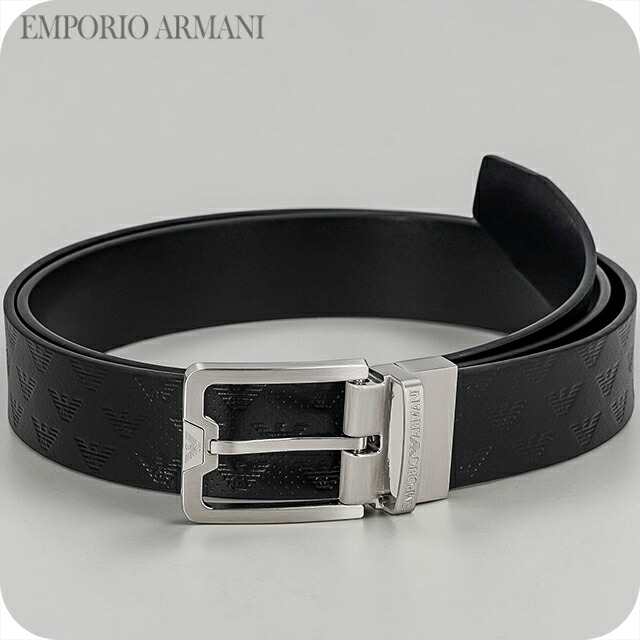 エンポリオ・アルマーニ ベルト メンズ ブランド EMPORIO ARMANI ITALY Y4S502-Y221E 81386 ブラック