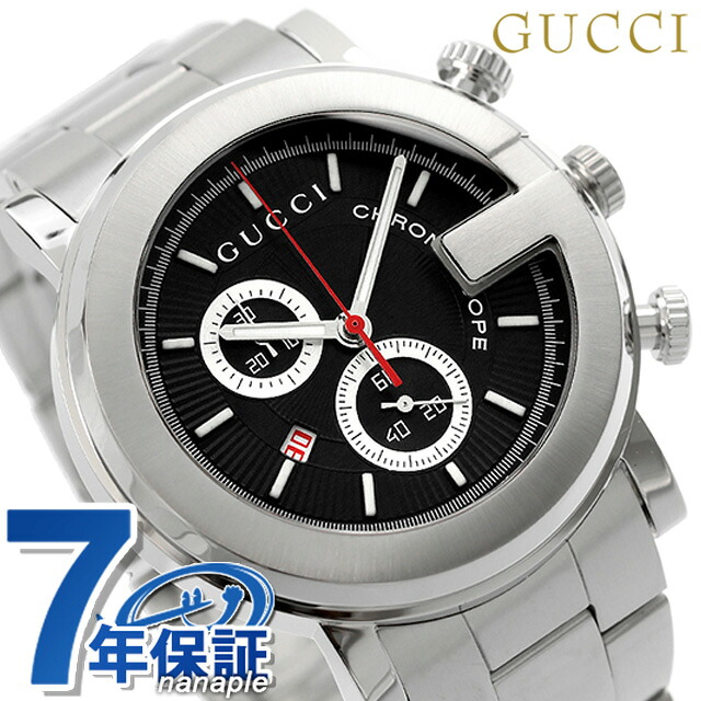 グッチ 時計 メンズ GUCCI 腕時計 G-CHRONO G-クロノ ブラック YA101309 高級 ブランド おしゃれ 防水 プレゼント 男性 実用的