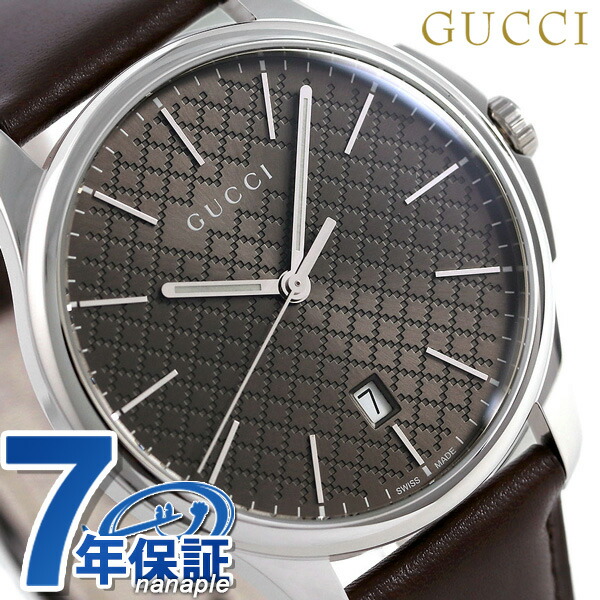 グッチ 時計 メンズ GUCCI 腕時計 Gタイムレス 40mm ブラウン YA126318 高級 ブランド おしゃれ 防水 プレゼント 男性 実用的