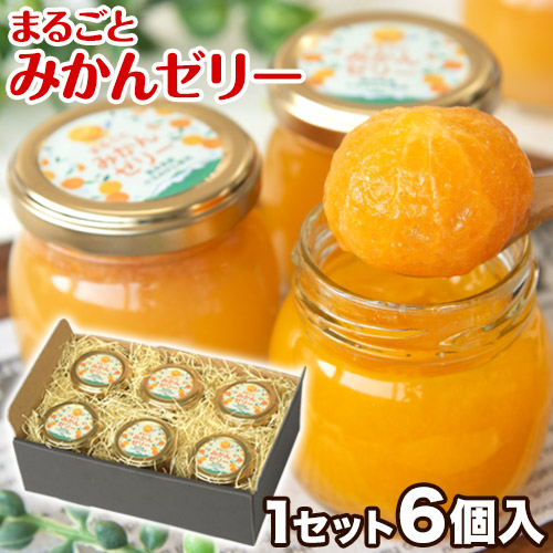 まるまる1玉使用！ まるごと みかんゼリー フルーツギフト 熊本 小玉みかん ギフト みかん ゼリー スイーツ 果物 セット 子ども ギフト 3-7営業日以内に出荷予定(土日祝除く)
