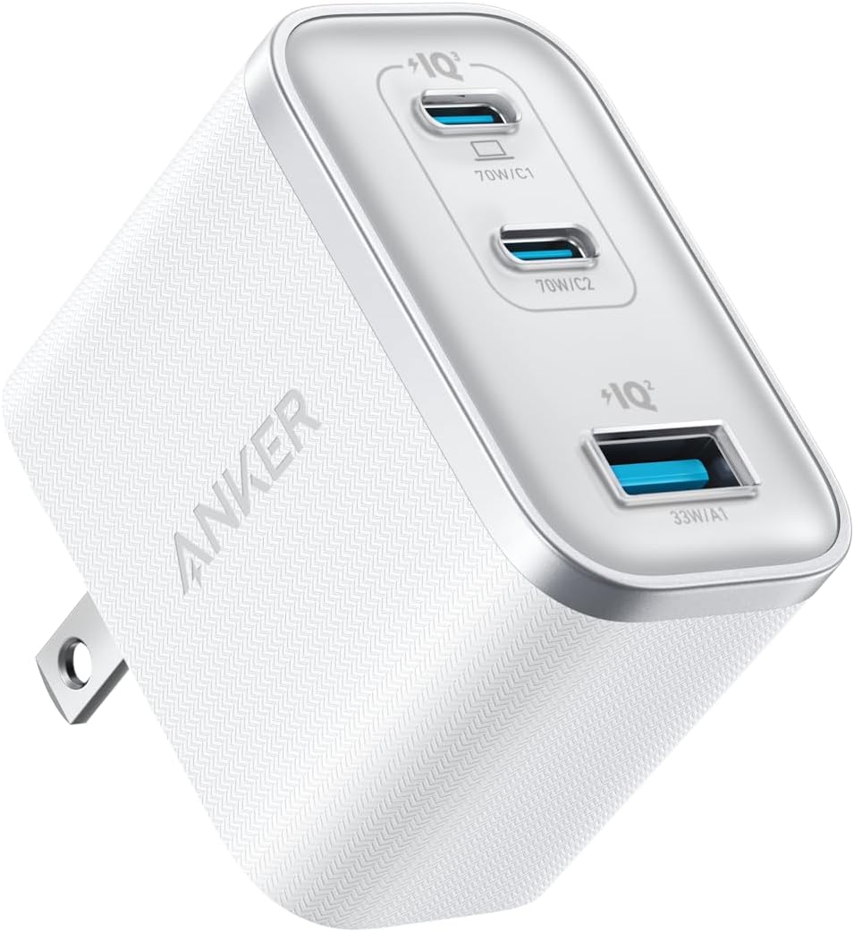 Anker Nano Charger (70W, 3 Ports) ホワイト