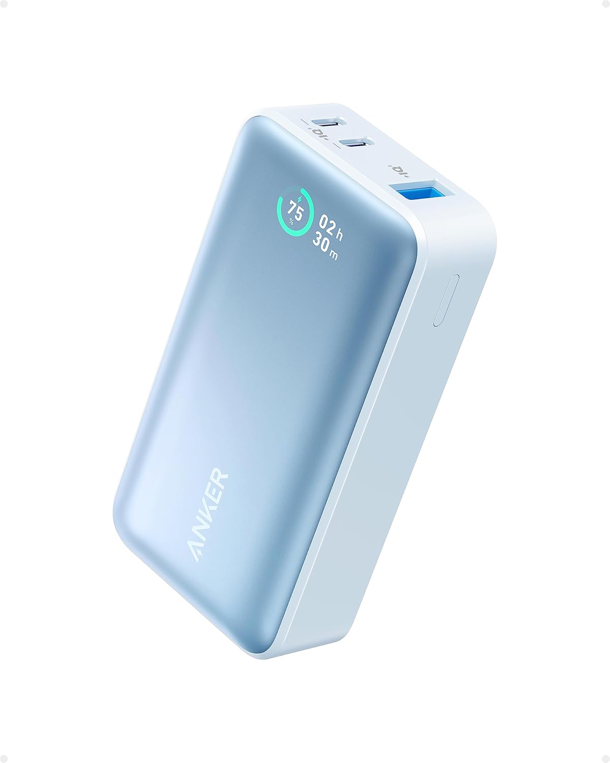 Anker Power Bank (10000mAh, 30W) ブルー