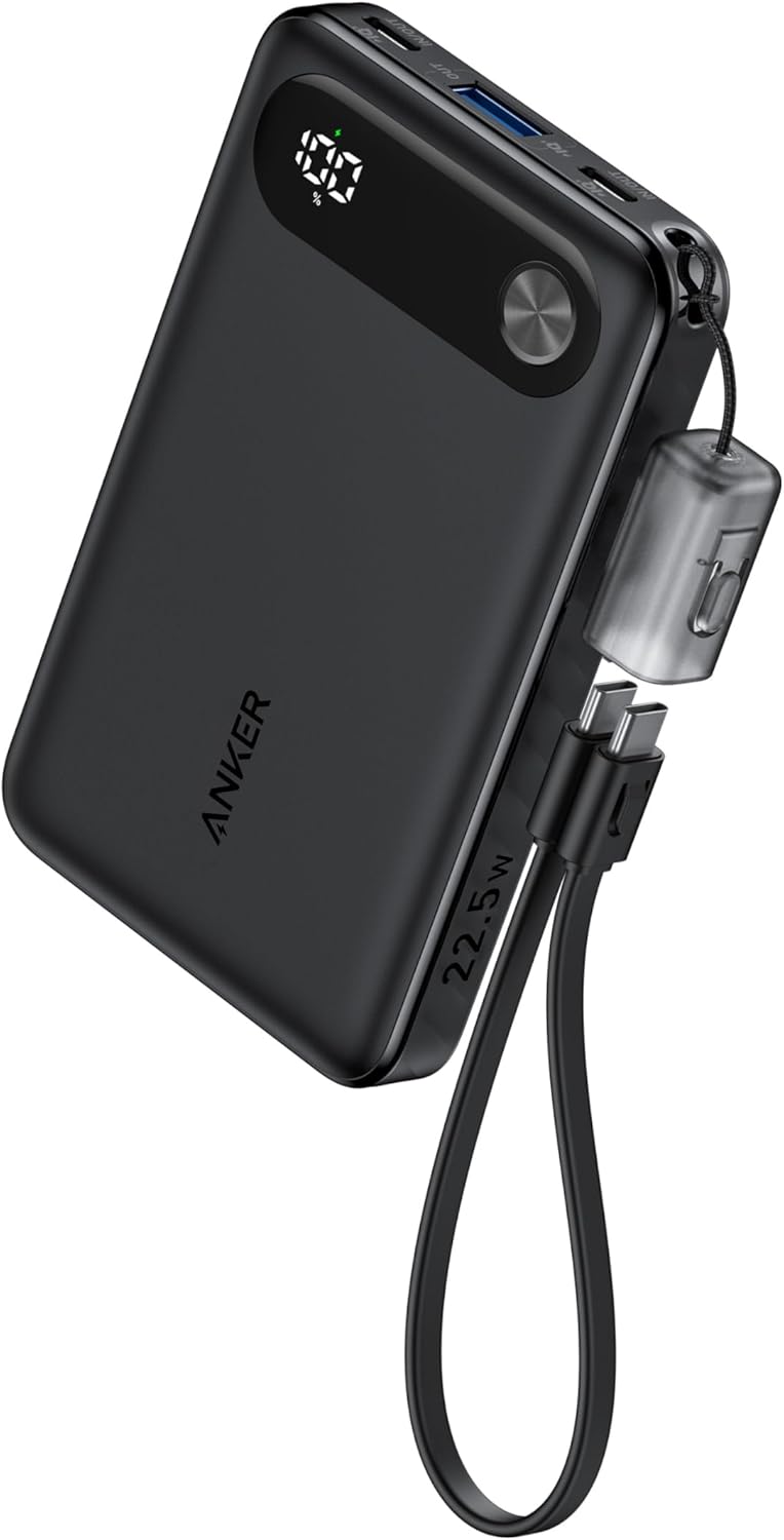 Anker Power Bank (10000mAh, 22.5W) ブラック