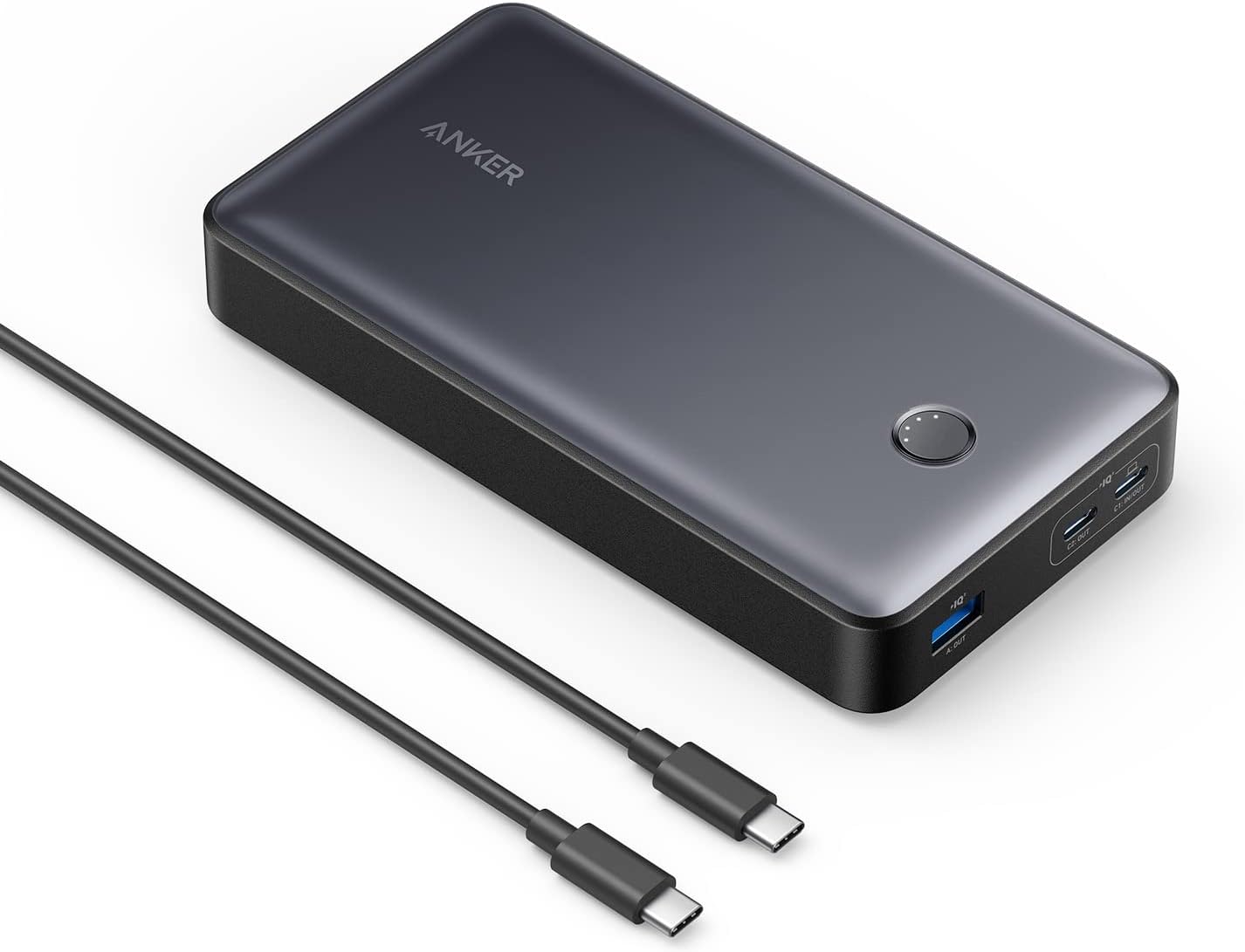 Anker 537 Power Bank (PowerCore 24000, 65W) ブラック