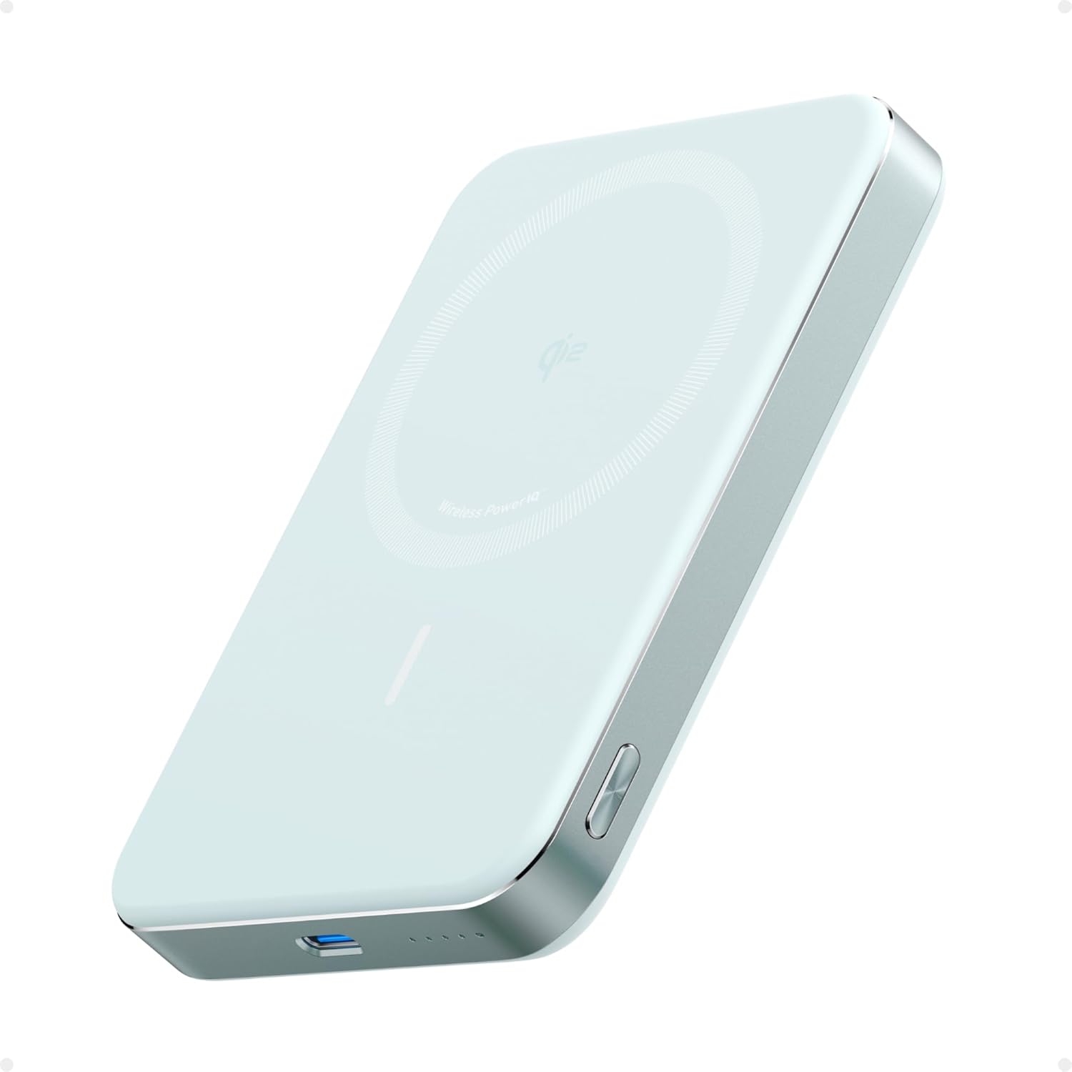 Anker MagGo Power Bank (10000mAh, Slim) ミントブルー