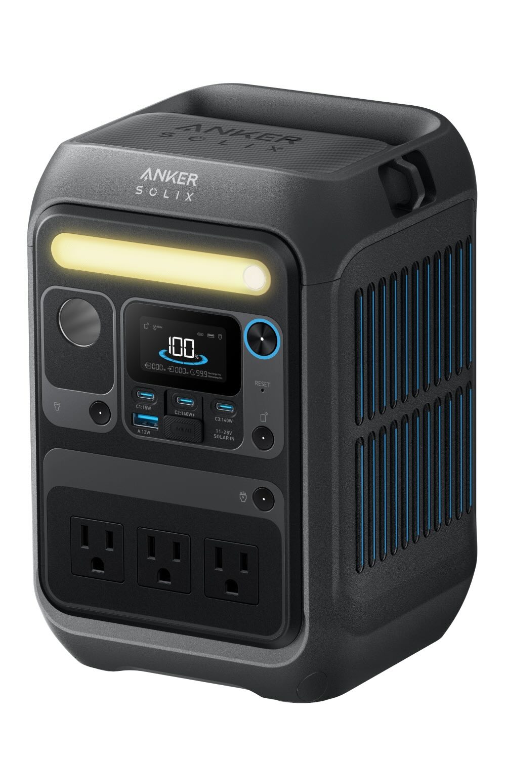 Anker SOLIX C300 Portable Power Station Black