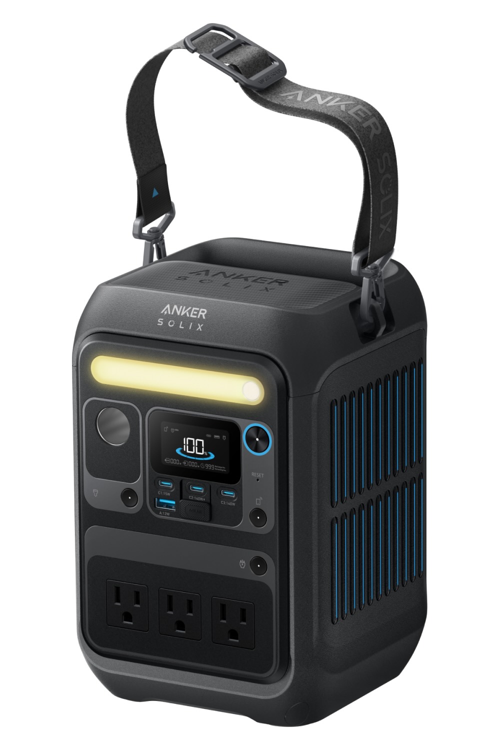 Anker Solix C200 Portable Power Station ブラック
