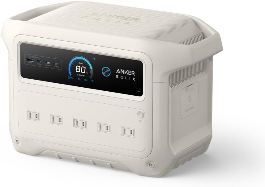 Anker Solix C1000 Gen 2 Portable Power Station オフホワイト