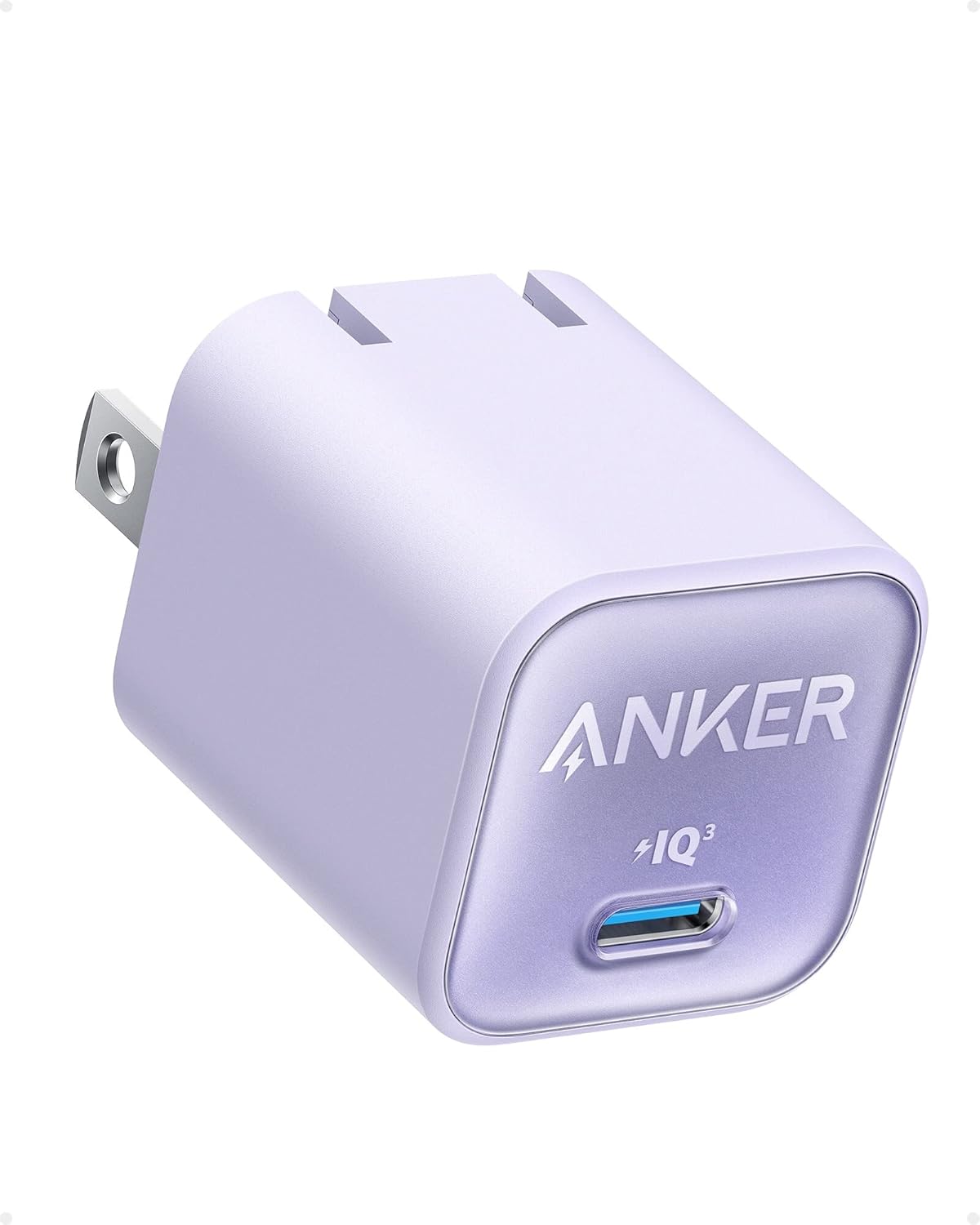 Anker 511 Charger (Nano 3, 30W) パープル