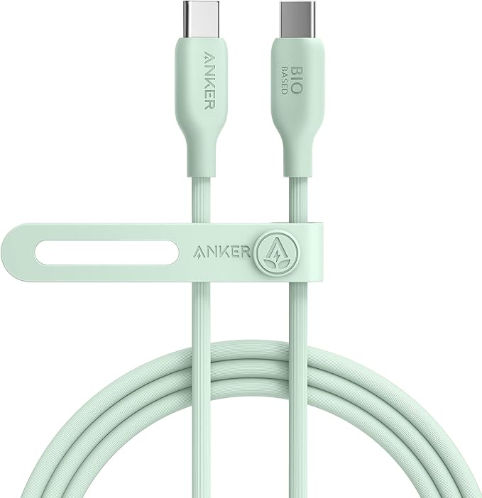 Anker 543 エコフレンドリー USB-C & USB-C ケーブル 1.8m グリーン