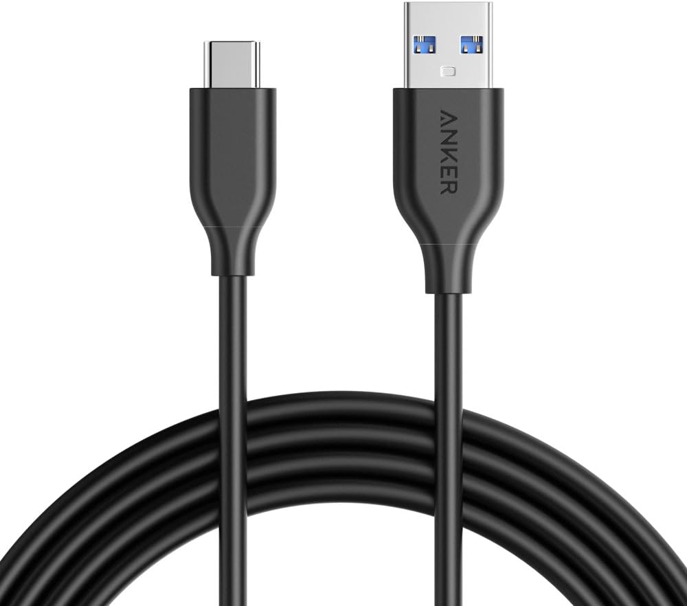 Anker PowerLine USB-C & USB-A ケーブル (USB3.0対応) 1.8m