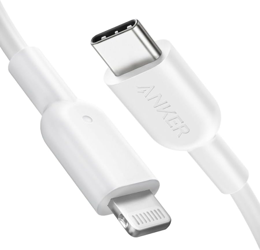 Anker PowerLine II USB-C & ライトニングケーブル (0.9m ホワイト)