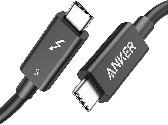 Anker USB-C & USB-C Thunderbolt 3 ケーブル 0.7m