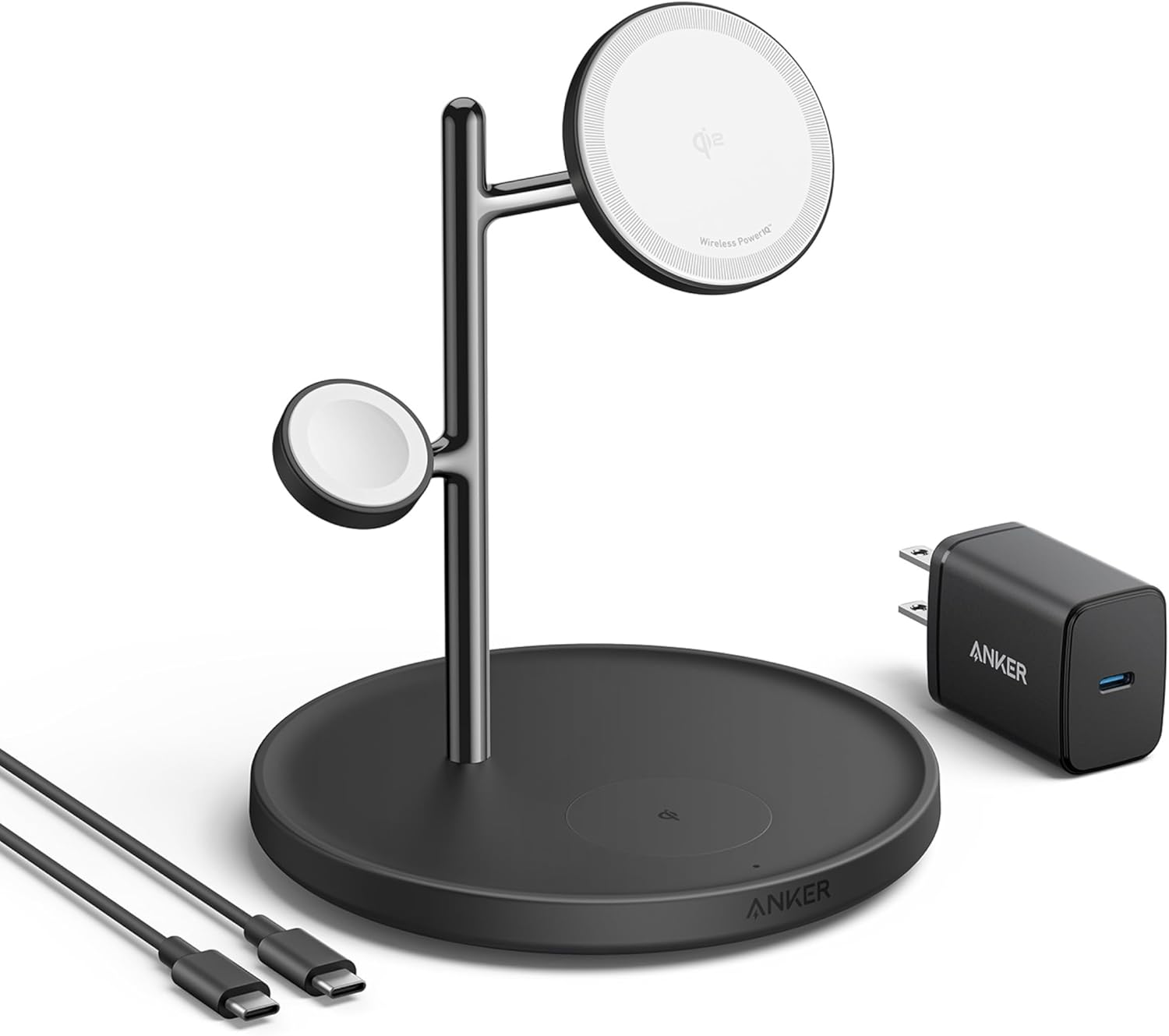 Anker MagGo Wireless Charging Station (3-in-1 Stand) ブラック
