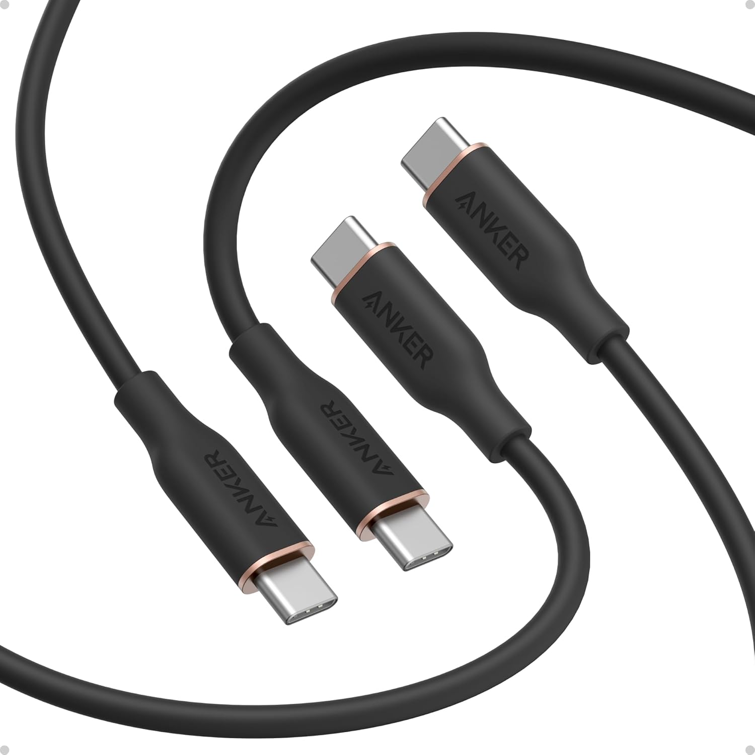 Anker PowerLine III Flow USB-C & USB-C ケーブル 0.9m 2本セット