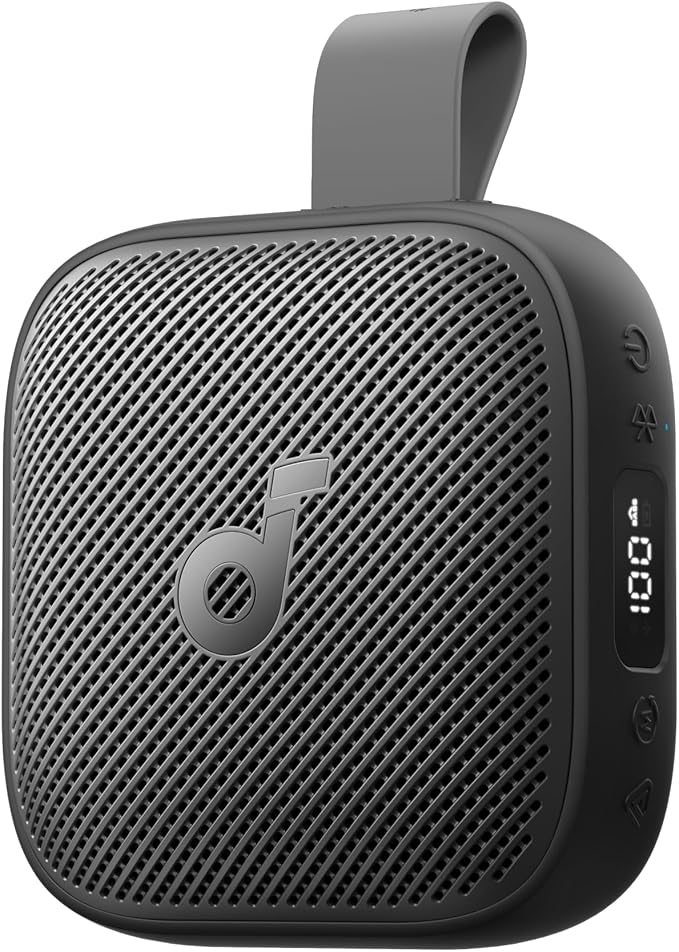 Soundcore Boom Go 3i (Bluetooth スピーカー)【最大40時間再生 / 15W出力 / IP68防塵・防水規格 / 小型 / ストラップ付属 / ディスプレイ搭載 / モバイルバッテリー機能 / アプリ対応 / USB-C充電 / 重低音】