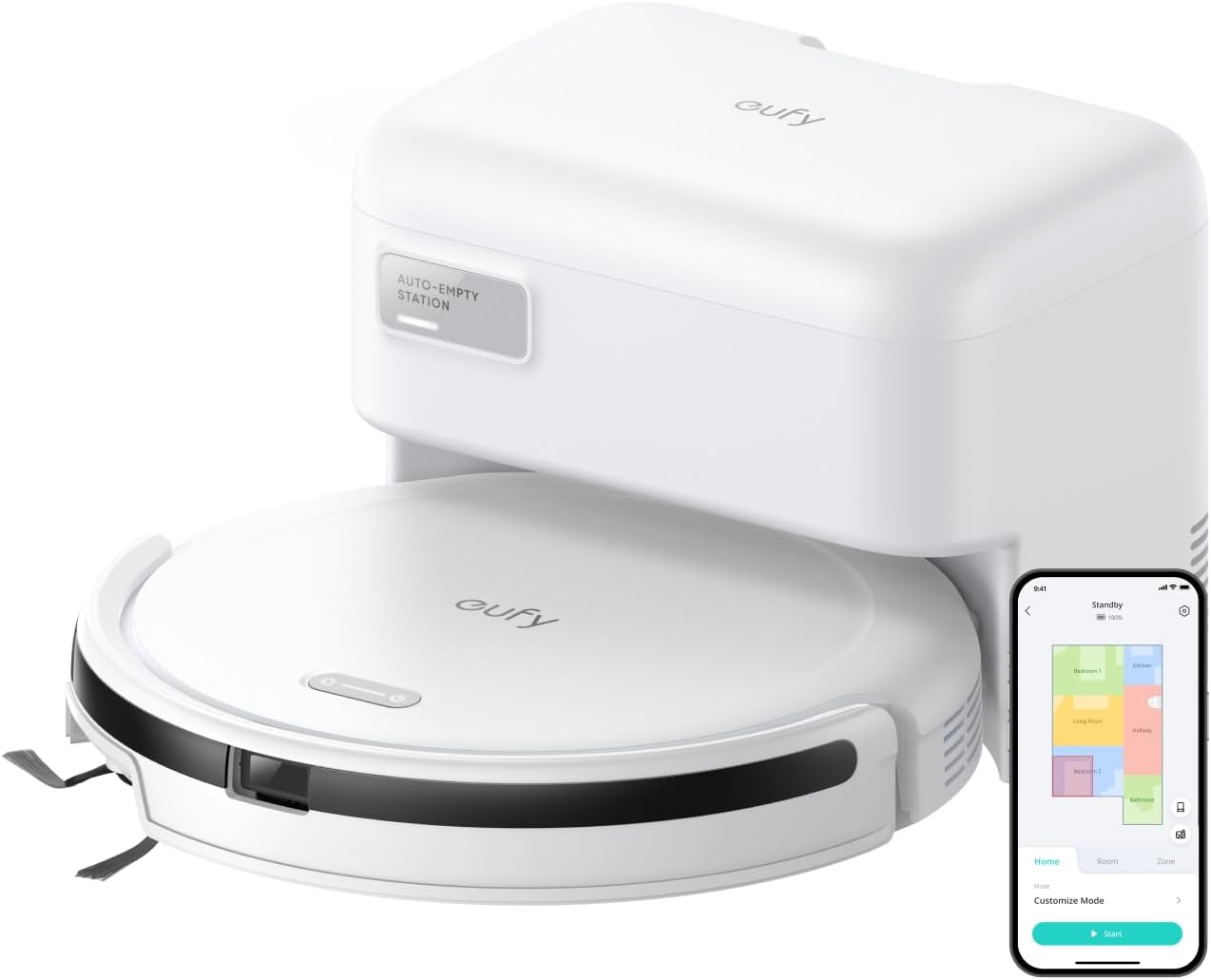 Eufy Robot Vacuum Auto-Empty C10 ホワイト