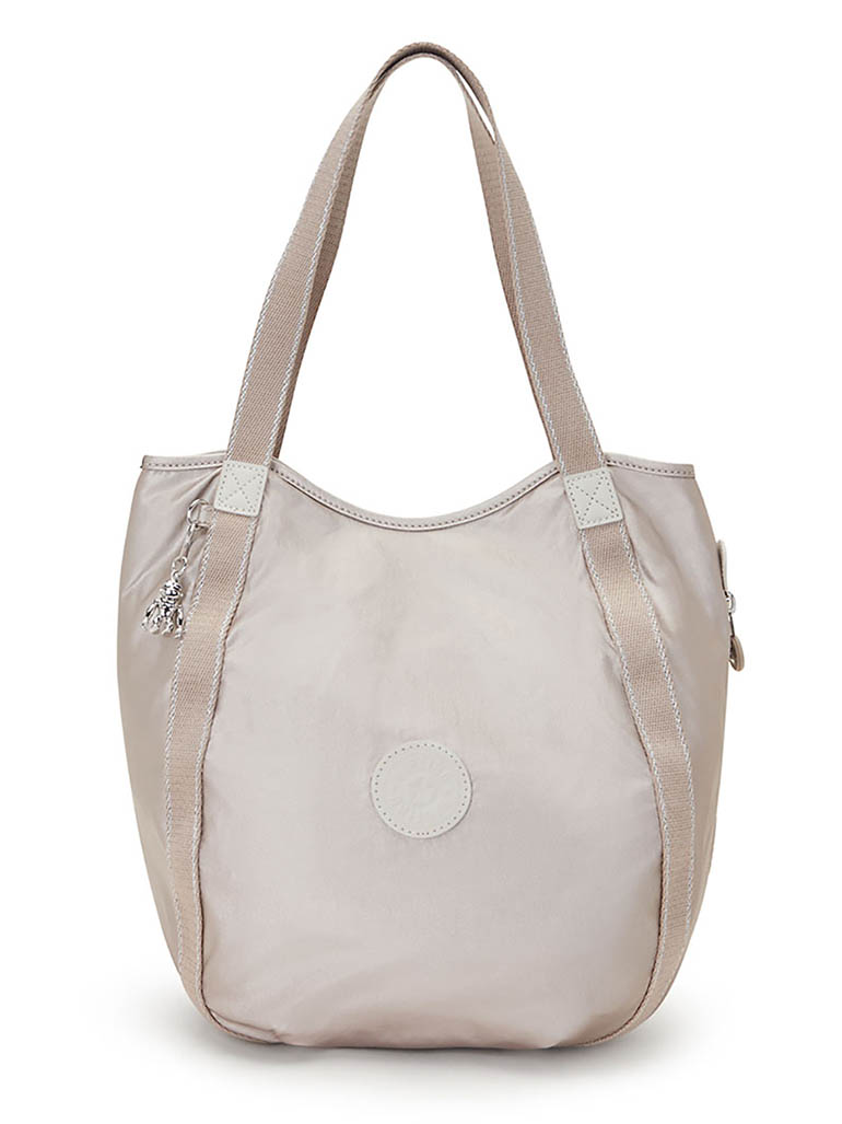 kipling バルーン メタリックグロウ トートバッグ