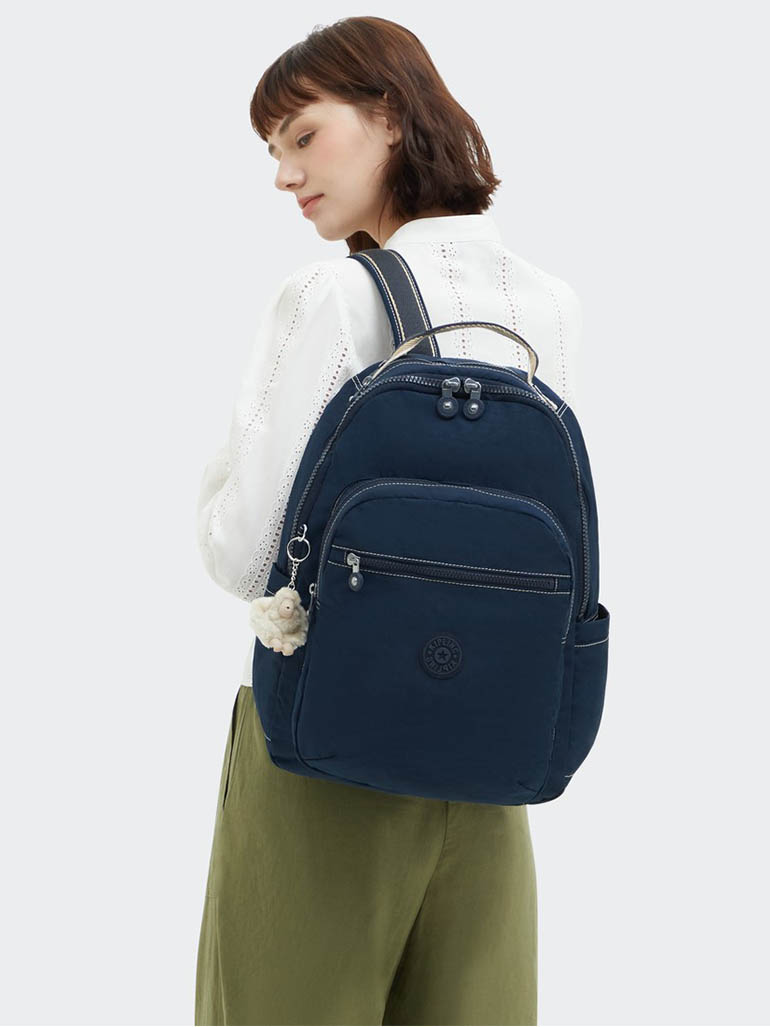 kipling ソウル ブルーブルーストライプ バックパック