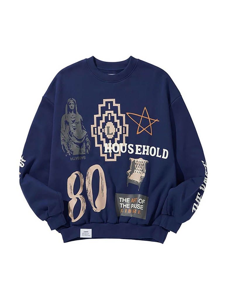 LIBERE Unisex トップス 225239 NAVY