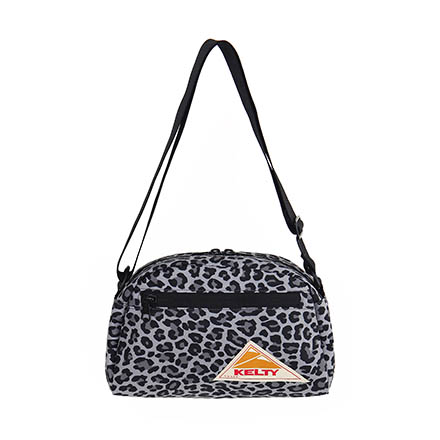 KELTY UNISEX ショルダーバッグ 32592430 Gray Leopard H=17cm W=25cm D=10cm