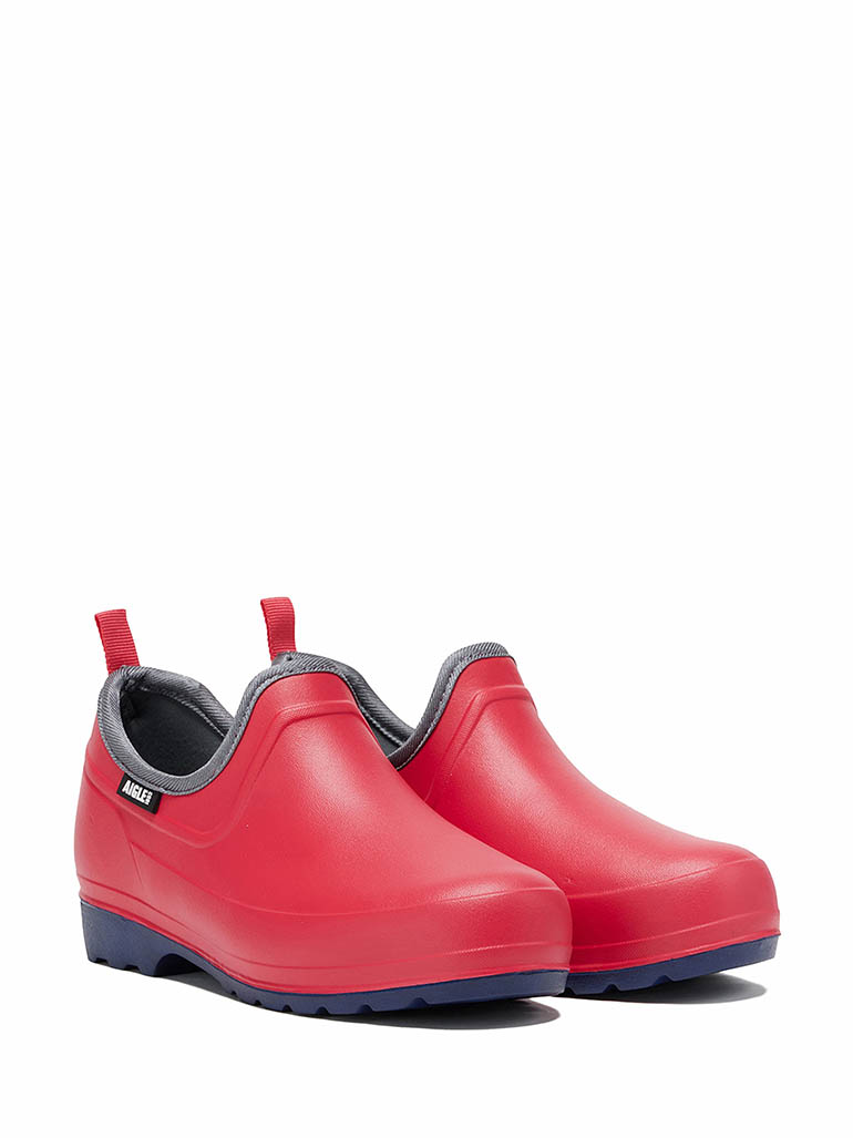AIGLE ZZFNB59 全天候対応 防水 軽量 タデンプラス2 クロッグシューズ ブーツ レッド 36