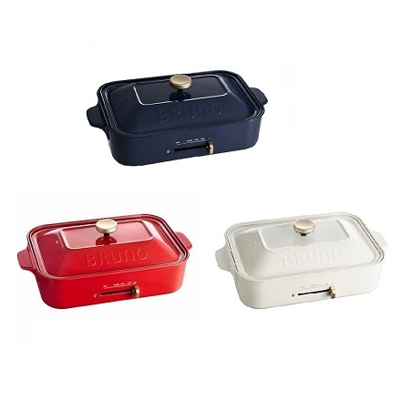 BRUNO コンパクトホットプレート ホワイト BOE021-WH