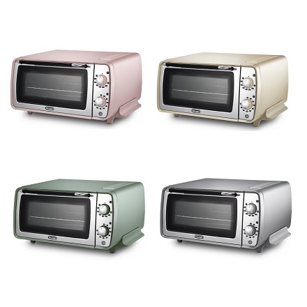デロンギ ディスティンタ・ペルラ コレクション オーブン&トースター ピンク EOI408J-PK