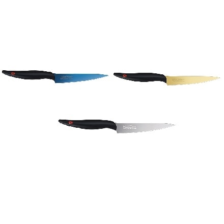 霞Titanium ペティナイフ 22012/B ブルー