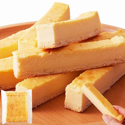 ごっつお便【訳あり】濃厚ベイクドチーズケーキバー（500g）≪冷凍≫