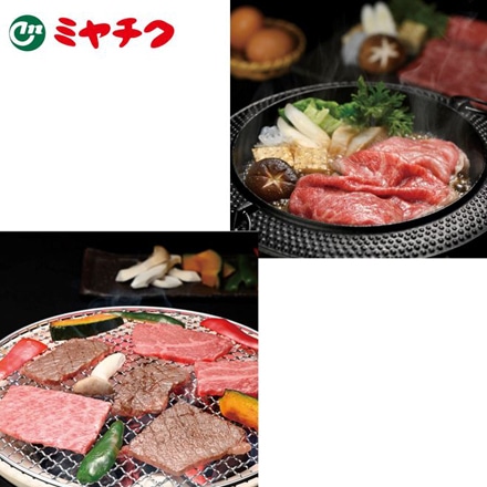 ミヤチク 宮崎牛堪能 2回コース 1回目 宮崎牛すき焼用モモ 2回目 宮崎牛焼肉用モモ U1816-01