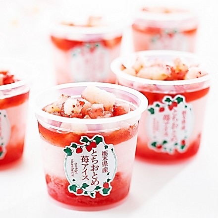 栃木県産 とちおとめ苺アイス 6個入