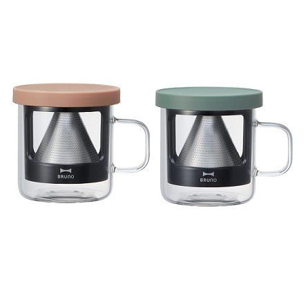 BRUNO パーソナルコーヒードリッパー ピンク