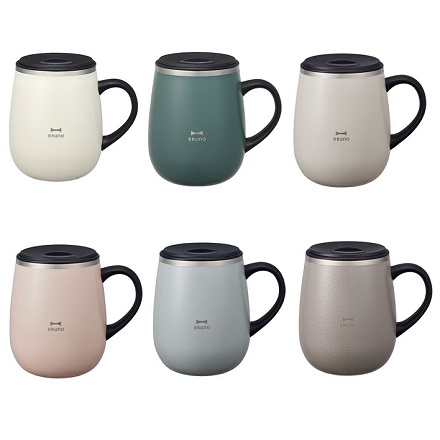 BRUNO 蓋つきステンレスマグ tall ブルーグリーン BHK263-BLGR