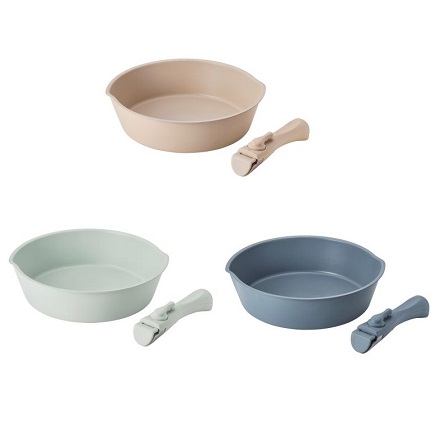 BRUNO フライパン26cm取っ手セット BHK305-PBE ピンクベージュ