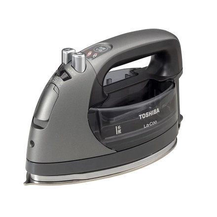 東芝 コードレス スチームアイロン 美 ミ ラクル La・Coo ブラックスチール TA-FDX970-K