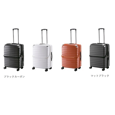 アクタス フロントオープン ジッパーハード フリーズ M ブラックカーボン