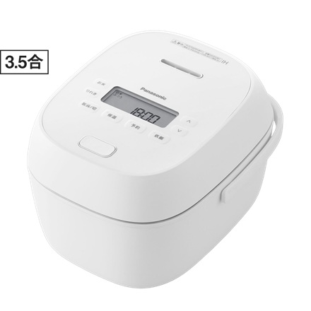 パナソニック 可変圧力IHジャー炊飯器 3.5合 SR-C206E-W ホワイト