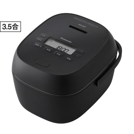 パナソニック 可変圧力IHジャー炊飯器 3.5合 SR-C306E-K ブラック