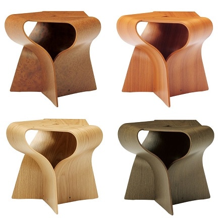 天童木工 マッシュル－ムスツ－ル スタンダ－ド色 クス玉杢 S-7297KS-ST