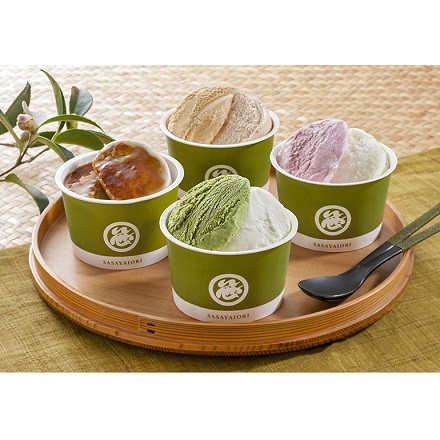 京菓匠 笹屋伊織監修 アイスアソート 4種 計18個入