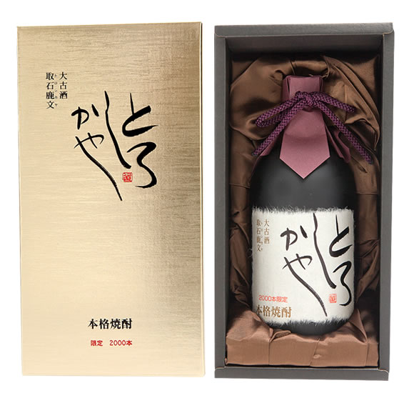 本格焼酎 大古酒とろしかや「取石鹿文」38度 720ml